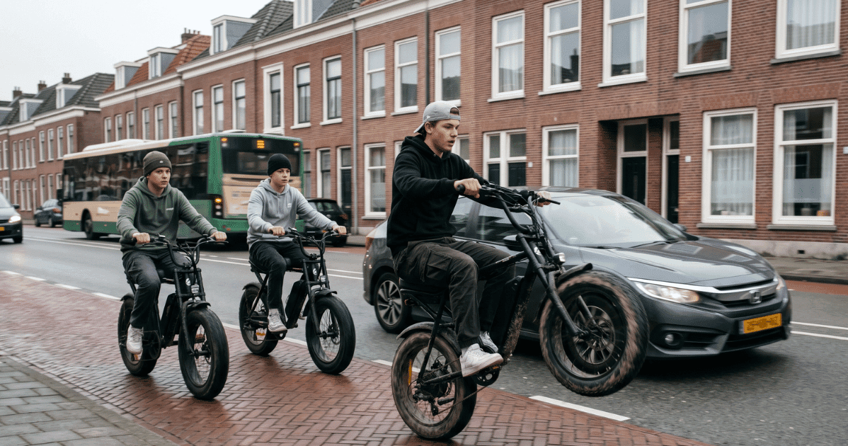 Fatbike-juniorzy stwarzają niebezpieczeństwo na drogach!